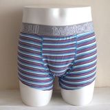 Mens Fashion Boxer Short Striped Male Underwear