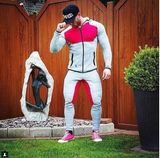 Fitness Men Hoodies Brand Clothing Men Hoody Zipper Casual Sweatshirt Muscle Men's Slim Fit Hooded Jackets