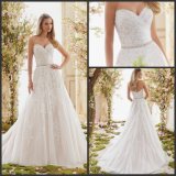 Overlayer Bridal Gown Lace Tulle Sweetheart Wedding Dress W201331