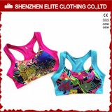 Women OEM Printed Polyester Spandex Sports Bra