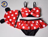 New Design Cartoon Print Girl Swimwear with Oeko-Tex