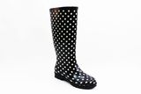 Women Rubber Boot, Rain Shoe, Wave Point Water Shoes, Lady's Galoshes