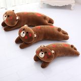 Plush Bear Soft Stuffed Korea Pillow Cushion with Embroidery