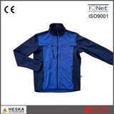 New design Peacock Blue Bodkin Jacket Polyester Softshell Knitting Jacket