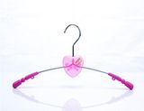 Cute Metal Hanger with Pink Plastic Paded for Kids