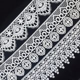 Latest Design Scalloped Lace Trim Offwhite Clothing Accessories Apparel Trim L163