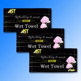 Chinese Wholesale Manufacture Nonwoven Single Restaurant/ Airline Wet Towel