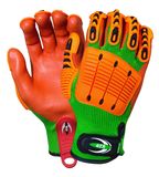 Anti-Impact Bamboo Fiber Knitted Mechanical Mining Work Gloves