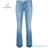 E. P. 142 Fashion Blue Boot-Cut Women Denim Jeans