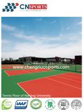 Resilient Sport Courts with Buffering Effect, Acrylic Cushion Layer