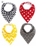 China Manufacturer Wholesale Fleece 100% Organic Cotton Baby Bandana Bib