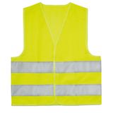 Child High Visibility Vest with 2 Horizontal Reflective Bands with Customized Logo