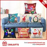 Wedding Sofa Decoration Merry Christmas Design Multi-Colors LED Pillow Cover