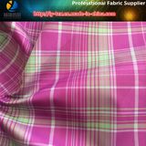 Grid in The Check! Polyester Jacquard Check Yarn Dyed Fabric