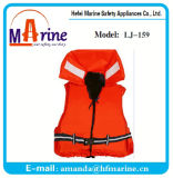 Orange Color Ce Approved Canoe Life Jacket