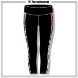 Colorful Women Cool Pattern Wholesale Capri Yoga Pants