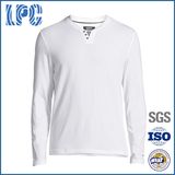 Cotton Fashion White Basic Long-Sleeves T Shirt