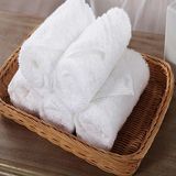 Wholesale Cheap White Cotton Hotel Face Towels