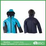 High Quality Kids Softshell Jacket with Hood