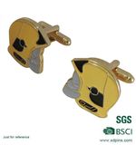 Fashion Enamel Gold Cufflinks for Man