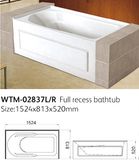 America Skirt Bathtubs Acrylic Integrated Apron Bathtub