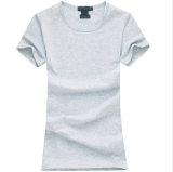 100%Cotton White T Shirt Men's Round Neck Fitness T Shirt