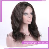 Factory Supply 100% Pure Human Hair Transparent Lace Wig