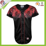 Sublimation Any Logo Customized Men Softball Rose Baseball Jersey Uniform Shirts