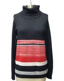 Ladies Knitted Long Sleeve Turtleneck Pullover Sweater