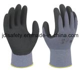 Nylon Work Glove with Superfine Foam Nitrile Dipping (N1554)