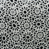 Ornament Circular Crochet Cotton Lace Fabric (L5133)
