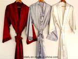 Fancy Texture Wholesale Hotel Satin Silk Bathrobe