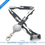 Fashion Reel Badge Sublimation Neck Lanyard Loop Scale Fabric Lockable