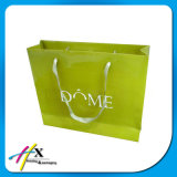 Guangzhou Factory Shopping Paper Bag with Ribbon Handle