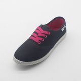 Popular New High Quality Lady Sneakers Shoes with Cotton Fabric Materials