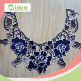 Beautiful Mesh Flower Pattern Elegant Royal Blue 3D Colar Lace