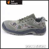 Suede Leather Safety Shoe with PU Outsole (SN5372)