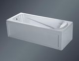 European Popular Acrylic Bathroom Hot Simple Bathtub/Apron Bathtub/Common Bathtub