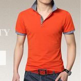 Cotton Slim Fit Polo Shirt Made in Guangzhou