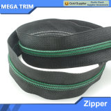 5# Green Teeth Nylon Zipper