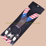 American Flag Print Suspenders Kids (BD1006-12)