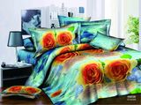 100% Cotton Flower 3D Bedding Set