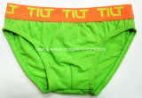 Bright Green Color Cotton Children Underwear Boy Boxer Breif