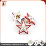 Custom Trousers Printing Monocolor Round Metal Prong Snap Clothes Button