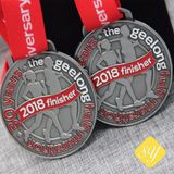 Wholesale Factory Custom Metal Sports Soft Enamel Running Award Medals