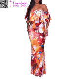 Fashion Rayon Women Beach Sexy Long Maxi Dress L51405