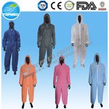 Disposable Breathable Waterproof Microporous White Coverall