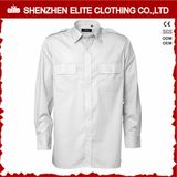 OEM Service White Guard Security High Quality Police Work Shirts (ELTHVJ-273)