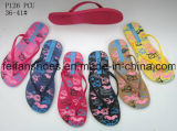 Latest Women Slippers Casual Sandals PVC Flop Flips (FFLT112201)