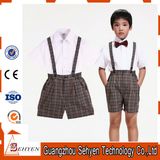 Summer 100%Cotton White Cotton Shirt and Pants Kids School Uniform